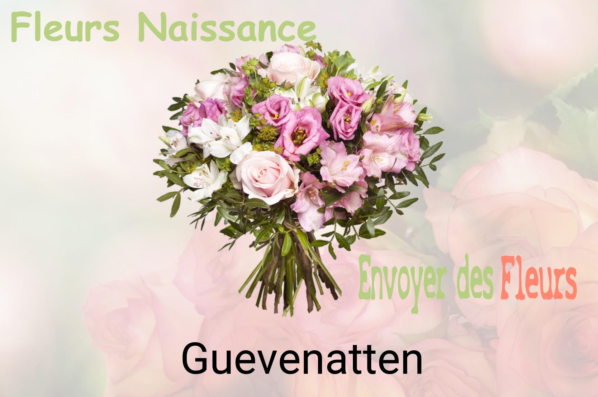 Bouquet de fleurs de naissance livré à Guevenatten